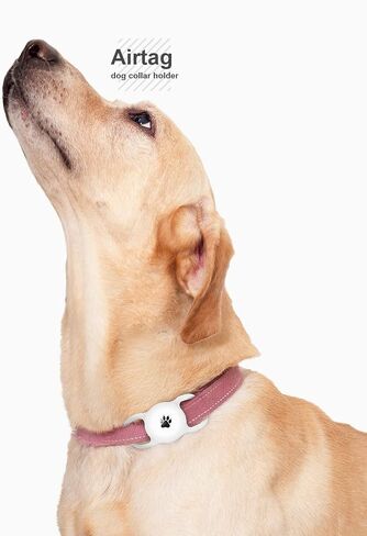 Airtag Holder, 2 Pack Silicone Airtag Case for Collar, Anti-Lost Air Tag Holder for Apple Airtags, Compatible with Cat and Dog Collar in Saudi Arabia