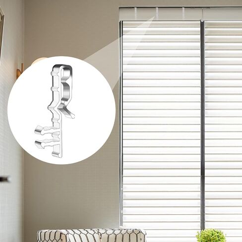 12 Pcs Plastic Valance Retainer Clips 2-1/8inch Valance Clips for Blinds Clear Blind Valance Clips Transparent Channel Valance Clips for Home Window Blinds in Saudi Arabia