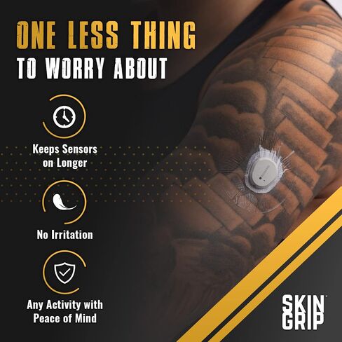 رقع لاصقة بمقبض الجلد لجهاز Dexcom G7 CGM (20 قطعة)، مقاومة للماء والعرق لمدة 10-14 يومًا، شريط لاصق مقطوع مسبقًا، حماية مستمرة لمراقبة الجلوكوز (شفاف) in Kuwait