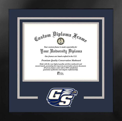 Campus Images NCAA unisex Spirit Diploma Manhattan Black Frame with Bonus Campus Images Lithograph (value savings $59) in Saudi Arabia