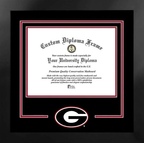 Campus Images NCAA unisex Spirit Diploma Manhattan Black Frame with Bonus Campus Images Lithograph (value savings $59) in Saudi Arabia