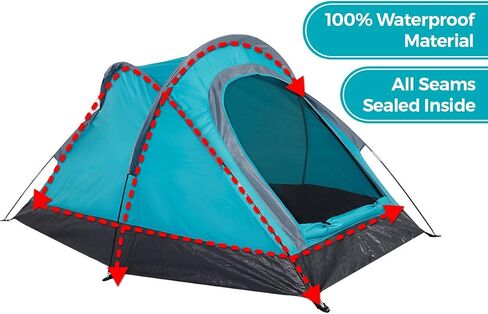 Alvantor Backpacking-Tents Camping Tent Outdoor Warrior Pro Backpacking Light Weight Waterproof Family Tent in Kuwait