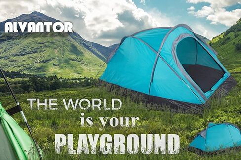 Alvantor Backpacking-Tents Camping Tent Outdoor Warrior Pro Backpacking Light Weight Waterproof Family Tent in Kuwait