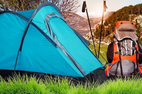 Alvantor Backpacking-Tents Camping Tent Outdoor Warrior Pro Backpacking Light Weight Waterproof Family Tent in Kuwait