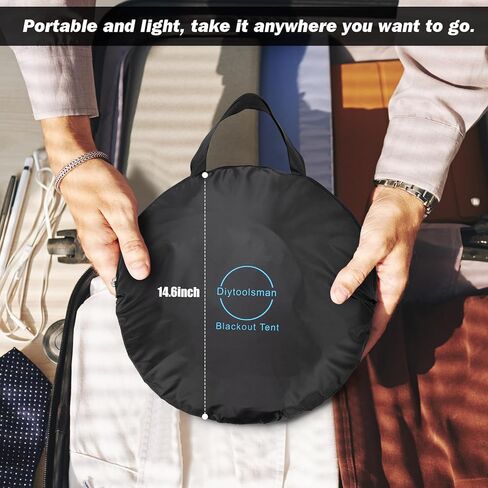 خيمة سرير معتمة توفر نومًا مريحًا، لا تحتاج إلى تجميع، خيمة تعتيم داخلية محمولة، خيمة سرير بوب للخصوصية للأشخاص الذين ينامون في المساحات المشتركة والنهار والسفر in Kuwait