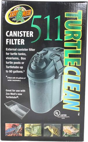 Zoo Med Turtle Clean 30 External Canister Filter for Aquatic Turtle Habitatsup To 30 gallon in Saudi Arabia