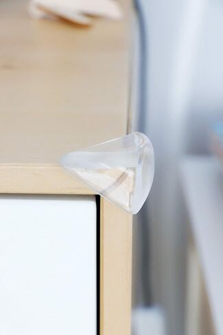 Little Chicks Soft Touch Table Guard Corner Cushions - with Dual Layer Protection - Fits Most Furniture Size Corners - 4 Pack - Transparent - Model CK029 in Kuwait