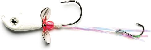 Mustad Walleye Death Spinner Pearl 1/2oz in Saudi Arabia
