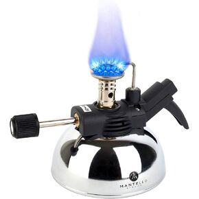 ولاعة سيجار على سطح الطاولة من مانتيلو - ولاعة شعلة سيجار على سطح الطاولة - تعمل على تحسين نكهة السيجار بنكهة الكروم in Kuwait