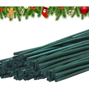 Demissle 50 Pieces Christmas Scented Fir Reed Diffuser Sticks 10 Inch Scented Green Aroma Essential Oil Diffuser Sticks Refill Replacement for Aroma Fragrance in Saudi Arabia