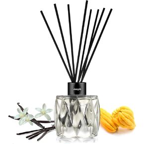 ap airpleasure Reed Diffuser Set, Home Fragrance & Decorative Diffuser, Dried Flower Aromatherapy Oil Set, Oil Diffuser Sticks, 102ml 3.45 OZ for Office, Homes (Lavender)
