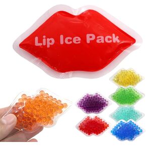 Ice Pack for Lip Filler, Lip Ice Pack Bulk Small Ice Pack Cold Compress for Mouth, Injections, Injuries, Bruises (Green (40 Count)) in Saudi Arabia