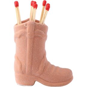 موكايلور حامل اعواد الثقاب بتصميم كاوبوي مصنوع يدويا من السيراميك لتزيين حذاء كاوبوي بتصميم لطيف للغاية للديكور الداخلي (#4) in Kuwait