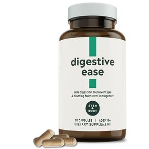 مكمل لتسهيل عملية الهضم بالجذع والجذور | 10+ إنزيمات هضمية | يعزز الهضم الصحي، ويخفف الغازات، ويخفف الانتفاخ | نباتي وخالي من الغلوتين، 30 كبسولة in Kuwait