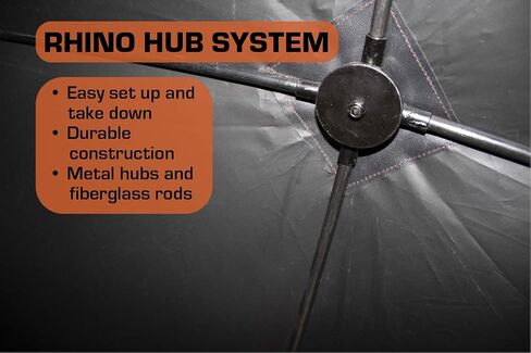 Rhino blinds R600-MOC 3 Person Hunting Ground Blind, Mossy Oak Breakup Country, 60x60 inch in Kuwait