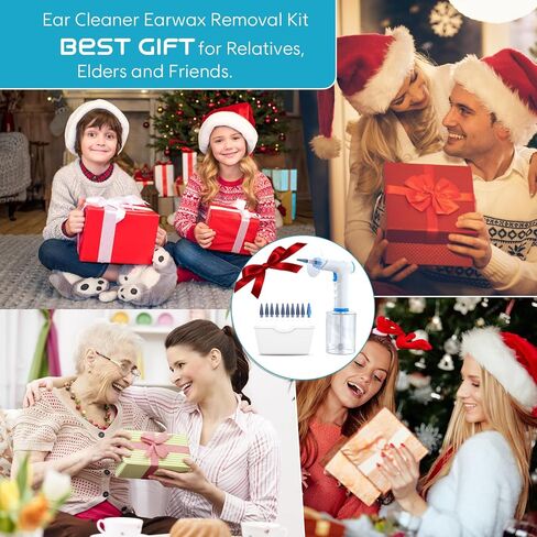Ear Wax Removal, JOKARWAY Ear Cleaner, Ear Wax Removal Tool with 5 Lights, 4 Pressure Modes Ear Washer, Ear Irrigation Flushing System for Humans Kids 9+1 Ear Tips in Saudi Arabia