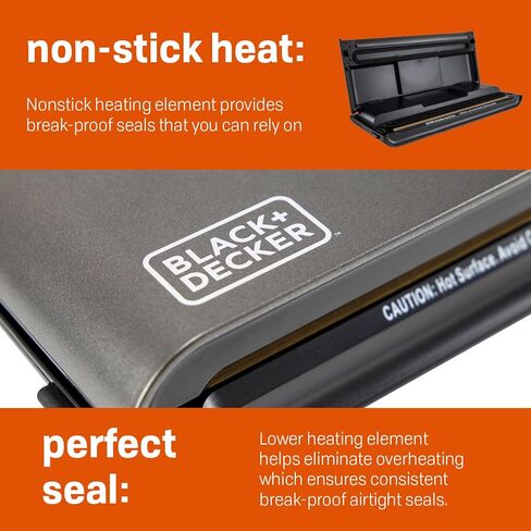 مجموعة أدوات مانعة للتسرب فاخرة من بلاك + ديكر BD3481 مع أكياس مانعة للتسرب، معدنية in Kuwait