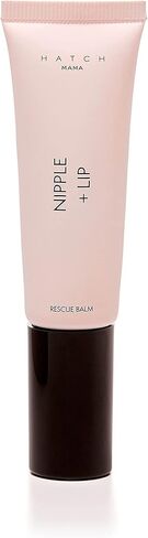 HATCH Nipple + Lip Rescue Balm - 1oz Lanolin Free Nipple Cream - Natural Nipple Care for Breastfeeding - Hydrating Nipple Balm - Mama Safe Breastfeeding Essentials in Saudi Arabia