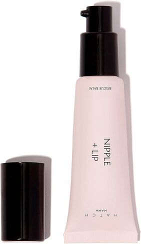 HATCH Nipple + Lip Rescue Balm - 1oz Lanolin Free Nipple Cream - Natural Nipple Care for Breastfeeding - Hydrating Nipple Balm - Mama Safe Breastfeeding Essentials in Saudi Arabia