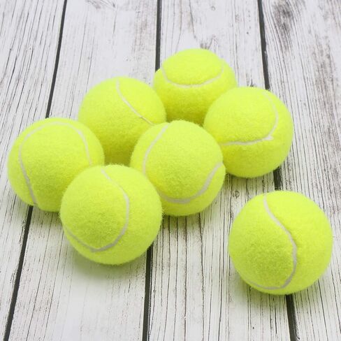 كرة تنس سيجارتي للكلاب، عبوة من 12 كرة، 2.5 بوصة ذات ألوان زاهية سهلة الإمساك بالكلاب، حقيبة شبكية من كرات التنس للكلاب in Kuwait