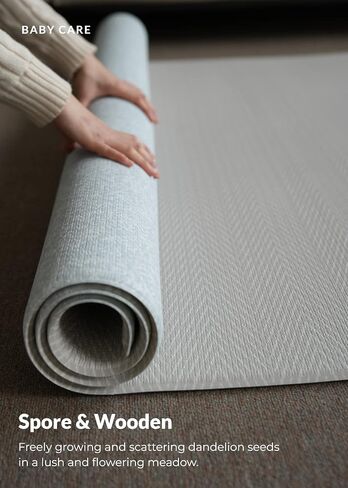 Baby Care Play Mat (Large, Hygge - Aztec & Arbor) 82'' x 55'' Original One-Piece Reversible Rollable Waterproof Baby Mat for Floor, Play Mat for Babies 6-12 Months, Infants, Toddlers, and Kids in Saudi Arabia