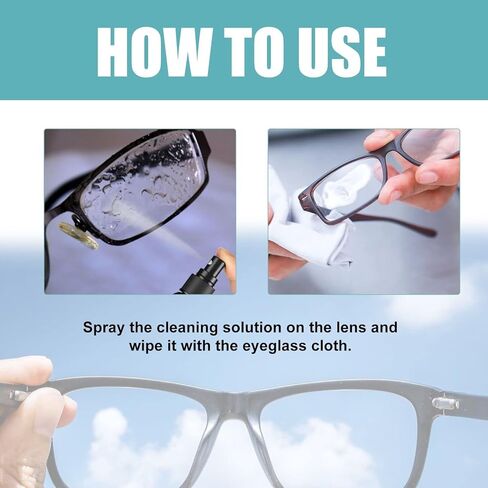 Apcvm 2024 New Lens Scratch Remover,2PC Repair Lens Glass Grinding Scratch,Glasses Cleaner Spray for Sunglasses Screen Cleaner Tools(2PC) in Kuwait