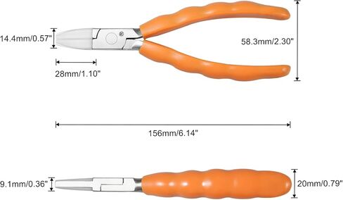 SPEEDWOX 6 Inches Bracelet Bending Pliers Stainless Steel Eyeglasses Repairing Plier Nylon Jaw, Optical Glasses Frames Repair Assembling & Adjusting Hand Tools with Screwdriver and Glasses Cloth in Saudi Arabia