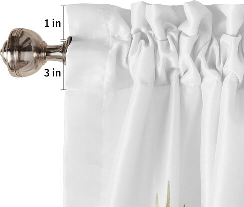 Sea Turtle Valance,Kitchen Rod Pocket Curtain Octopus Short Curtains Nautical Anchor Starfish Privacy Drapes,Ocean Blue Splicing Plaid Light Filter Window Topper Treatment Living Room Bedroom 54x18in in Kuwait