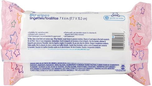 بيبي ماجيك مناديل مبللة لتنظيف الاطفال، خالية من العطور، 80 قطعة (عبوة من 6 قطع) in Kuwait