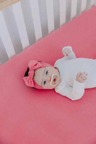 Premium Fitted Knit Crib Sheet/Toddler Sheet Blossom by Copper Pearl in Saudi Arabia