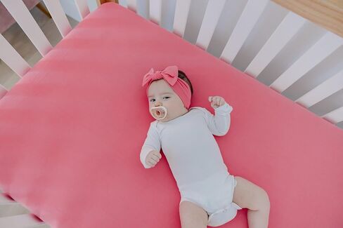 Premium Fitted Knit Crib Sheet/Toddler Sheet Blossom by Copper Pearl in Saudi Arabia