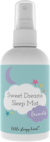 Little Sleepy Head Lavender Sleep Spray for Babies, Kids, & Adults, Calming Sleep Spray for Bedtime Routine, Pillow Mist, Lavender Linen Spray with Essential Oil, Made in USA, Aromatherapy to Relax in Kuwait