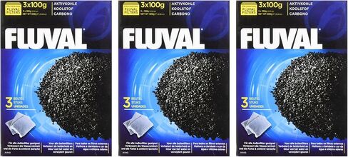 Fluval Carbon Nylon Bags for Aquarium, 100gm, 9-Pack in Saudi Arabia