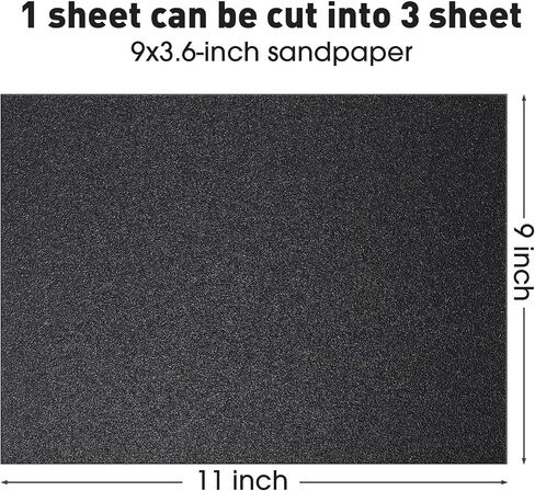 Maitys Sandpaper Assortment 60-2000 Grit Sand Paper 9 x 11 Inch Wet Dry Sanding Paper Sheets for Wood Furniture Finishing Metal Automotive Sanding and Polishing(56 Pieces) in Saudi Arabia