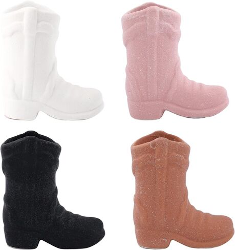 موكايلور حامل اعواد الثقاب بتصميم كاوبوي مصنوع يدويا من السيراميك لتزيين حذاء كاوبوي بتصميم لطيف للغاية للديكور الداخلي (#4) in Kuwait