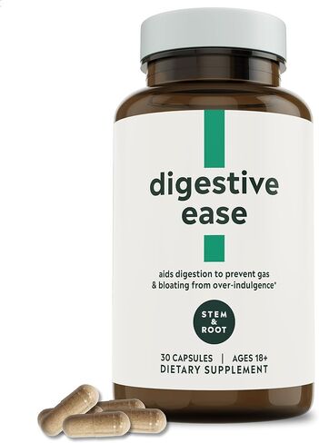 مكمل لتسهيل عملية الهضم بالجذع والجذور | 10+ إنزيمات هضمية | يعزز الهضم الصحي، ويخفف الغازات، ويخفف الانتفاخ | نباتي وخالي من الغلوتين، 30 كبسولة in Kuwait