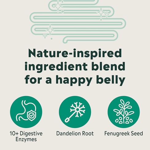 مكمل لتسهيل عملية الهضم بالجذع والجذور | 10+ إنزيمات هضمية | يعزز الهضم الصحي، ويخفف الغازات، ويخفف الانتفاخ | نباتي وخالي من الغلوتين، 30 كبسولة in Kuwait
