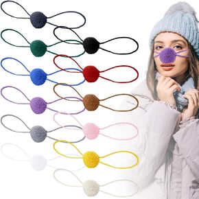 JaGely 12 Pcs Knitted Winter Nose Warmer Comfort Nose Cover Nose Warmer for a Cold Nose Colorful Nose Protector for Women Men Sleeping Ski Outdoor Activities Cold Weather Protection, 12 Colors in Kuwait