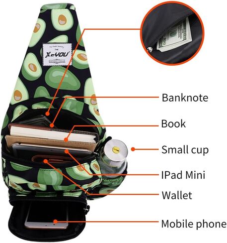 XEYOU Small Sling Bag Backpack Lightweight One Strap Bag Hiking Crossbody Chest Bag Unisex Shoulder Daypack in Saudi Arabia