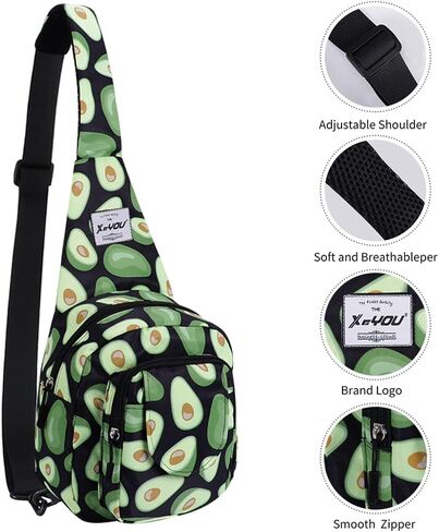 XEYOU Small Sling Bag Backpack Lightweight One Strap Bag Hiking Crossbody Chest Bag Unisex Shoulder Daypack in Saudi Arabia