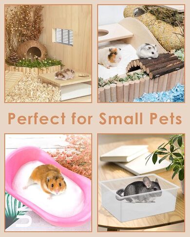 حمام رملي للهامستر من بيساب، 2.8 رطل/ 1.3 كجم، رمل استحمام صحراوي بدون غبار أو رمل سيليكا للهامستر شينشيلا جربيل الفئران السورية ديجو أو غيرها من الحيوانات الأليفة الصغيرة in Kuwait