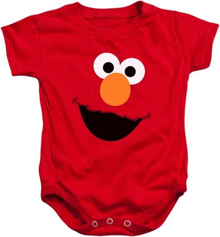 Popfunk Oscar The Grouch Face Sesame Street Baby Onesie Bodysuit, (18 Months) in Saudi Arabia