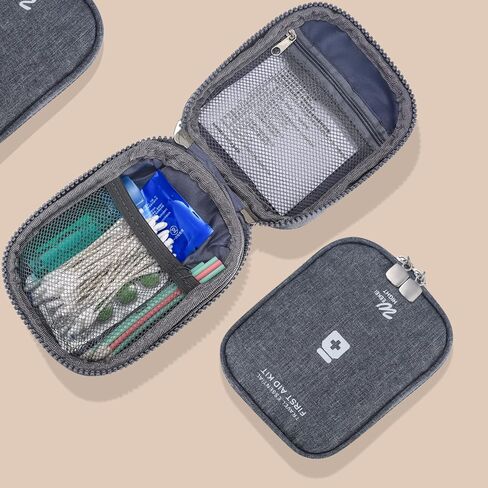 اكياس اسعافات اولية فارغة من جوانغ يينج، شنطة ادوية للسفر، شنطة مستلزمات طبية محمولة، شنطة تنظيم ادوية فارغة للسفر والمنزل والسيارة والتخييم والمكتب والمشي لمسافات طويلة، شنطة طبية للكلية والاماكن in Kuwait