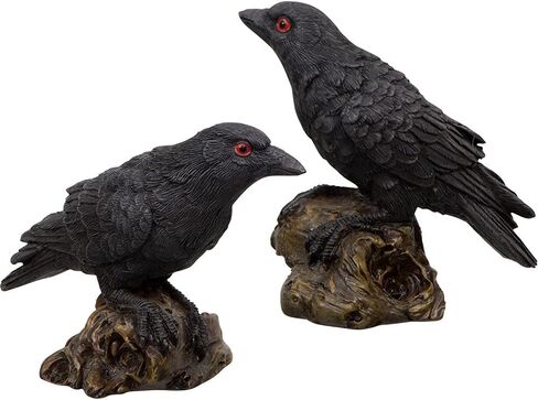 تمثال نصفي للتماثيل النادرة Sunnyhill Raven للتجميع تمثال منحوتات طائر نموذج ديكور المنزل نحت الهدايا الخيالية in Kuwait