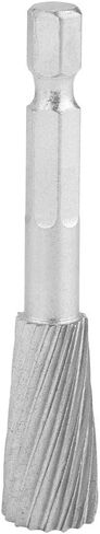 Rotarying File, 5pcs 1/4inch Hex Shank High Speeds Steel Burrs Rotarys Files Tools for Aluminum and Iron Hardware for Metal Wood Burs Woodworkins Cutting in Saudi Arabia