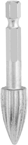 Rotarying File, 5pcs 1/4inch Hex Shank High Speeds Steel Burrs Rotarys Files Tools for Aluminum and Iron Hardware for Metal Wood Burs Woodworkins Cutting in Saudi Arabia