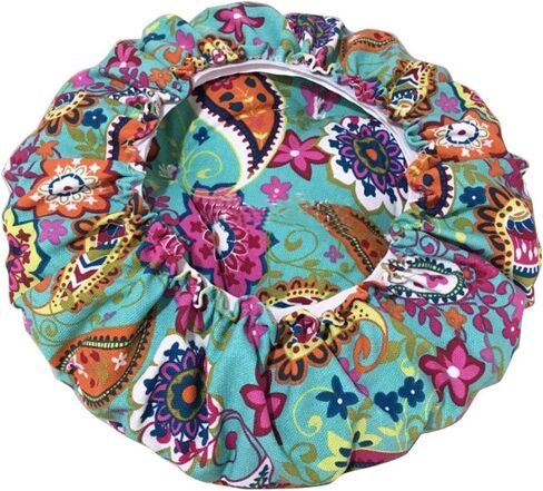 TFlower 12 بوصة بار البراز وسادة مستديرة رغوة الذاكرة شريط البراز يغطي وسادة مستديرة مع دعم عدم الانزلاق وشريط مرن in Kuwait