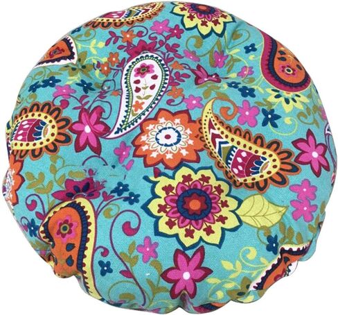 TFlower 12 بوصة بار البراز وسادة مستديرة رغوة الذاكرة شريط البراز يغطي وسادة مستديرة مع دعم عدم الانزلاق وشريط مرن in Kuwait