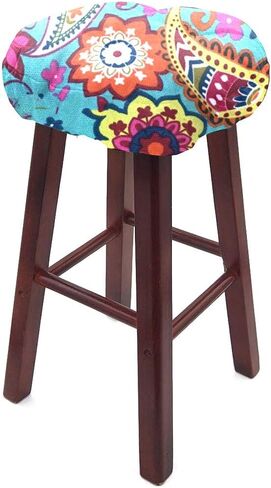 TFlower 12 بوصة بار البراز وسادة مستديرة رغوة الذاكرة شريط البراز يغطي وسادة مستديرة مع دعم عدم الانزلاق وشريط مرن in Kuwait