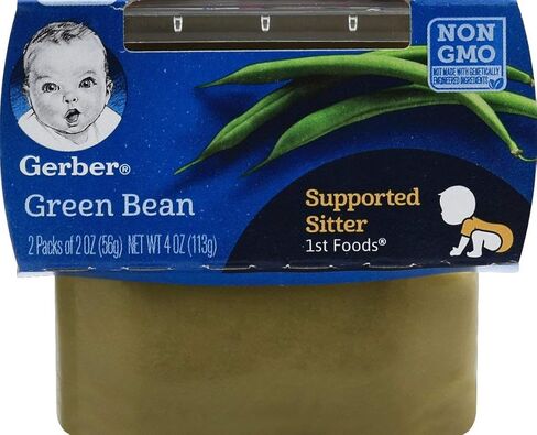 Gerber 1st Foods Supported Sitter, Green Beans, 4 oz in Saudi Arabia